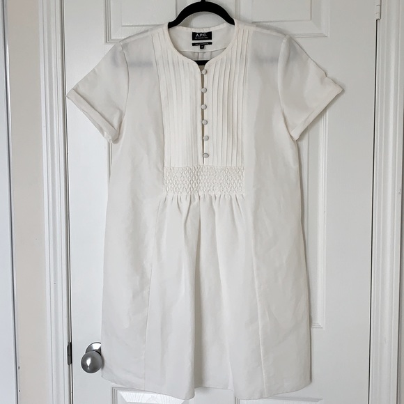 APC linen cotton blend dress - Picture 1 of 4